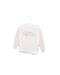 A White Crewneck Sweatshirts from Miles the Label in size 12-18M for girl. (Front View)