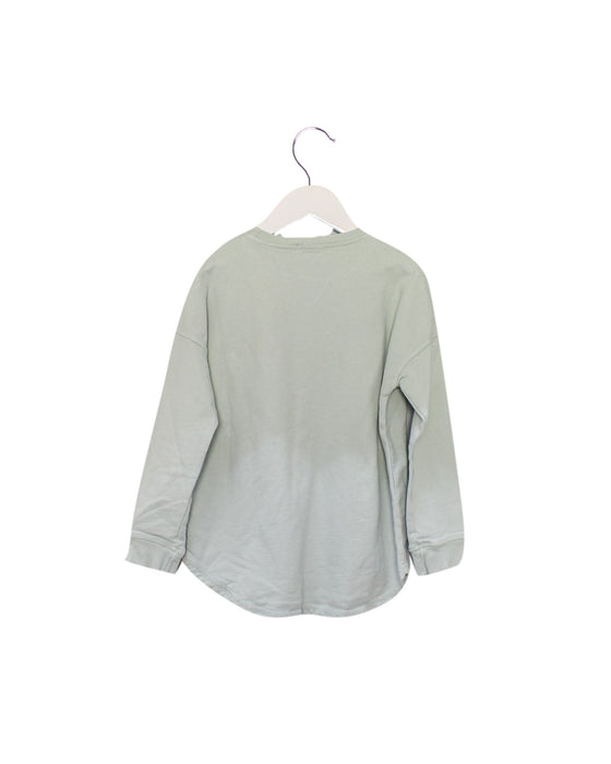 A Green Crewneck Sweatshirts from Bonpoint in size 6T for girl. (Back View)