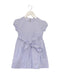 A Blue Short Sleeve Dresses from Trousseau Petit in size 12-18M for girl. (Front View)