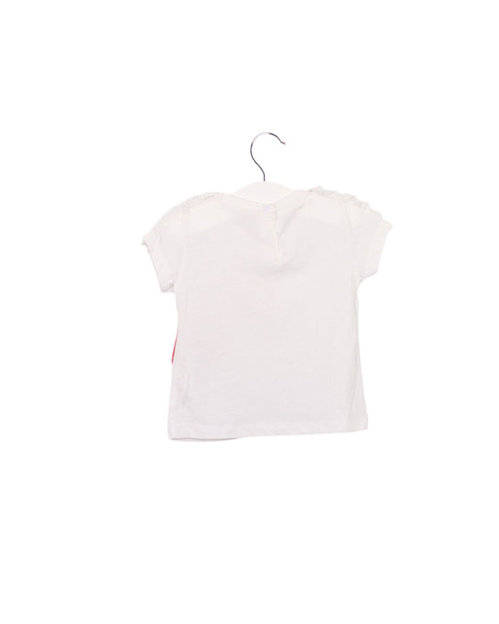 A White Short Sleeve T Shirts from Liu Jo in size 6-12M for girl. (Back View)