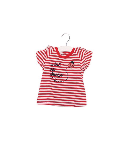 A Red Short Sleeve T Shirts from Liu Jo in size 6-12M for girl. (Front View)