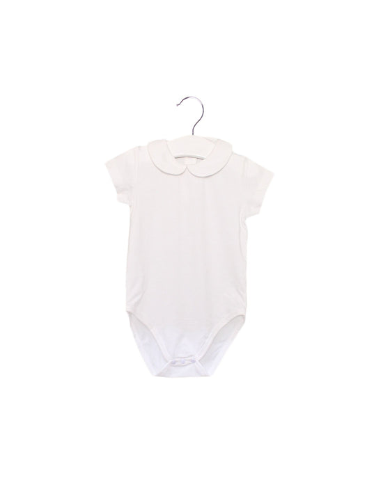 A White Short Sleeve Bodysuits from Liu Jo in size 6-12M for girl. (Front View)