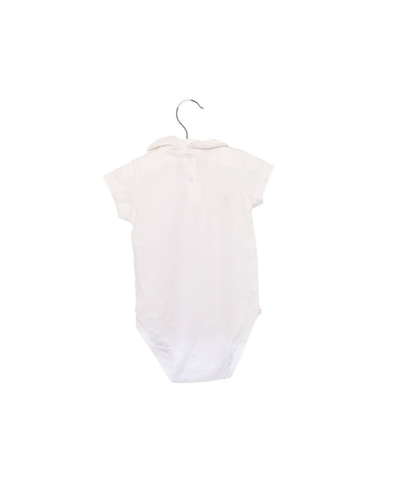 A White Short Sleeve Bodysuits from Liu Jo in size 6-12M for girl. (Back View)