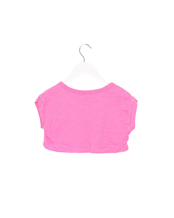 A Pink Short Sleeve Tops from Ragmart in size 5T for girl. (Back View)