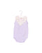 A Purple Sleeveless Bodysuits from Mothers en Vogue in size 0-3M for girl. (Front View)