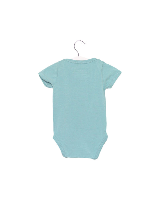 A Teal Short Sleeve Bodysuits from Mothers en Vogue in size 0-3M for girl. (Back View)