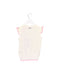 A Ivory Sleeveless Tops from Ferrari in size 3T for girl. (Back View)