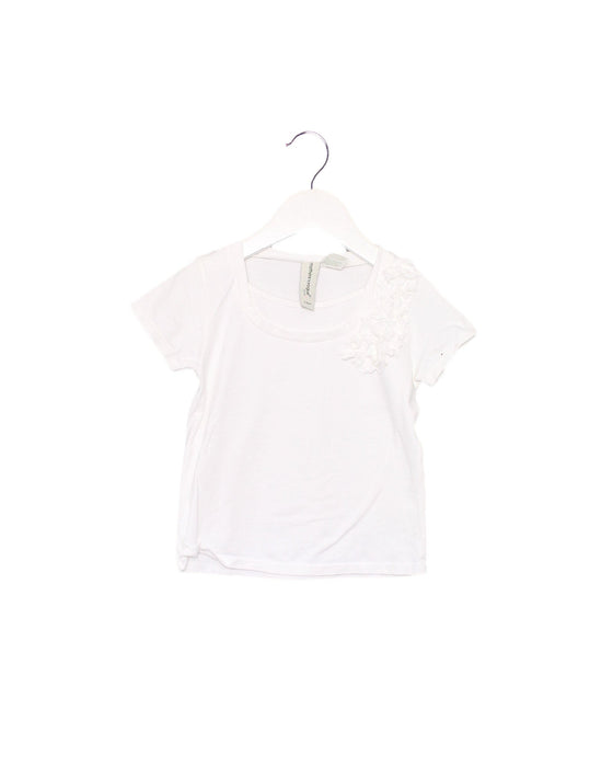A White Short Sleeve Tops from Mothers en Vogue in size 3T for girl. (Front View)