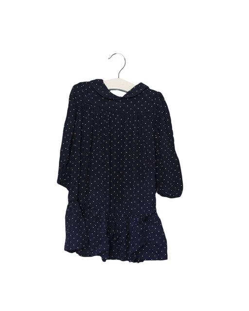A Navy Long Sleeve Dresses from Ralph Lauren in size 12-18M for girl. (Front View)