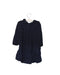 A Navy Long Sleeve Dresses from Ralph Lauren in size 12-18M for girl. (Back View)