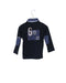 A Navy Long Sleeve Polos from IKKS in size 3T for boy. (Back View)