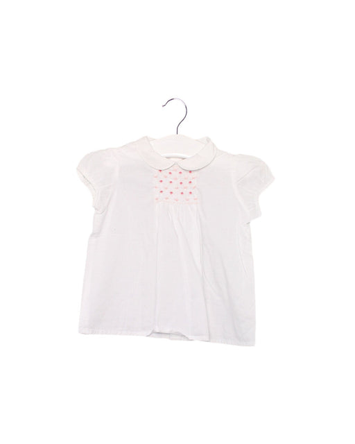 A White Short Sleeve Tops from Bonpoint in size 2T for girl. (Front View)