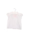 A White Short Sleeve Tops from Bonpoint in size 2T for girl. (Front View)