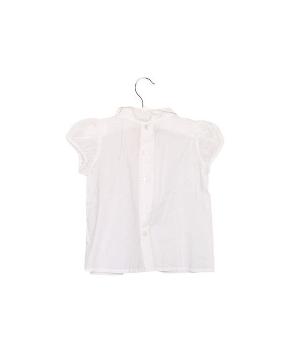 A White Short Sleeve Tops from Bonpoint in size 2T for girl. (Back View)