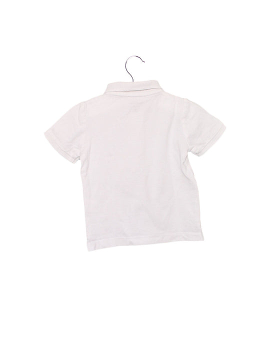 A White Short Sleeve Polos from Bout'Chou in size 3-6M for boy. (Back View)