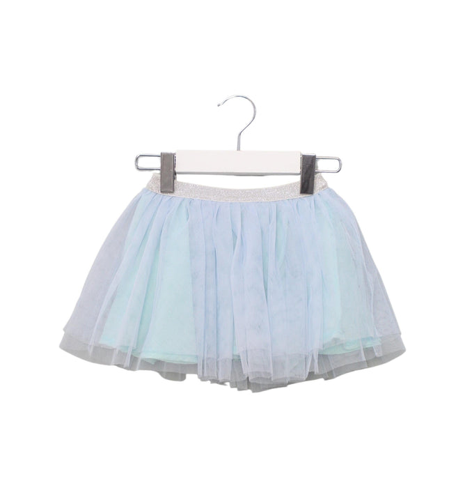 A Blue Tulle Skirts from Le Petit Society in size 3-6M for girl. (Front View)