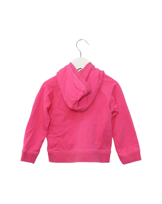 A Pink Zippered Sweatshirts from The Bonnie Mob in size 2T for girl. (Back View)