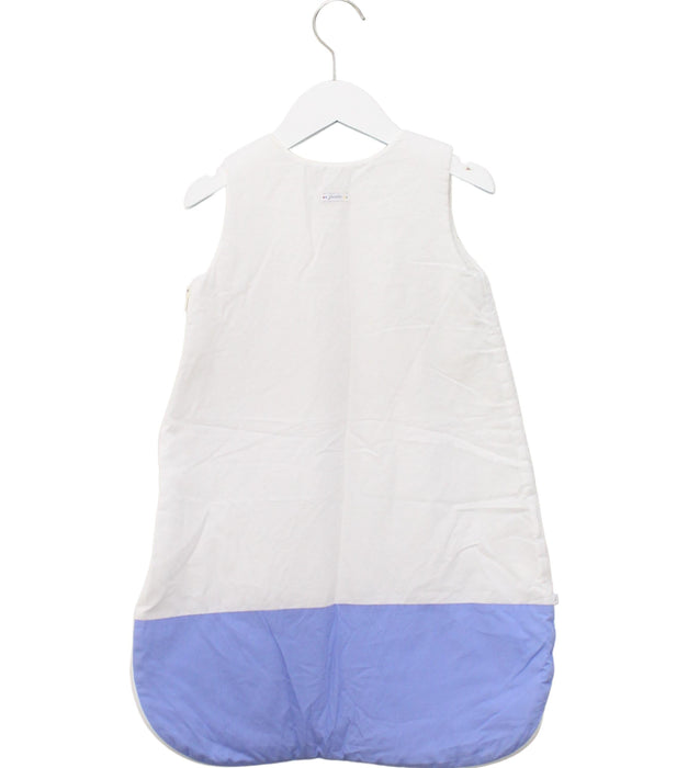 A White Sleepsacs from Jacadi in size 0-3M for neutral. (Back View)