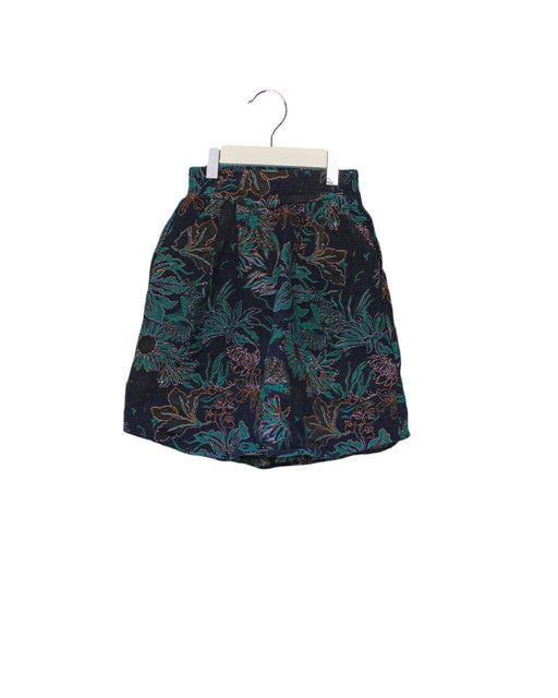 A Navy Mid Skirts from Excuse My French in size 4T for girl. (Front View)