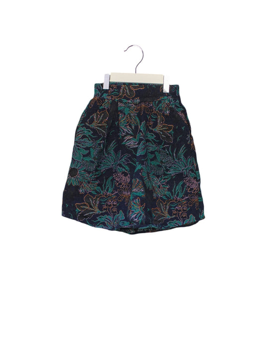 A Navy Mid Skirts from Excuse My French in size 4T for girl. (Front View)