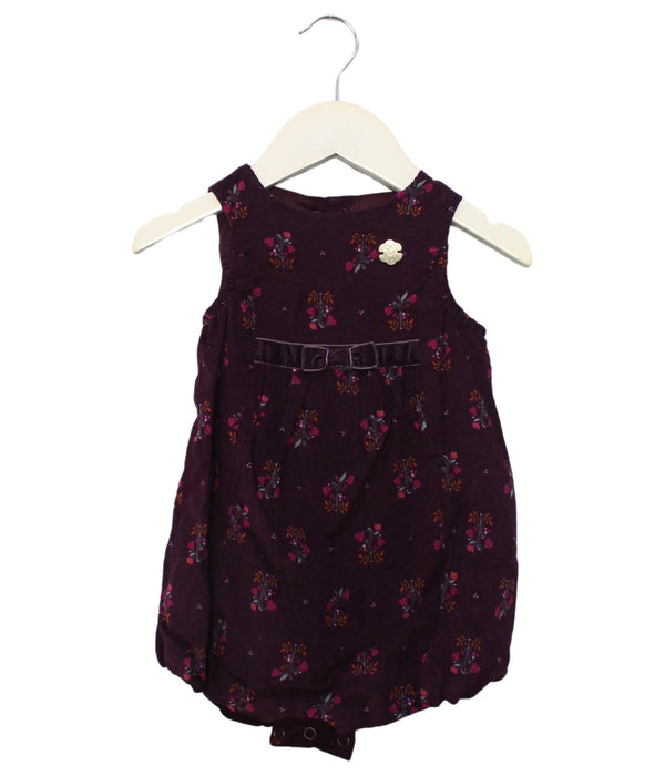 A Red Sleeveless Bodysuits from Sergent Major in size 6-12M for girl. (Front View)