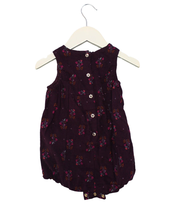 A Red Sleeveless Bodysuits from Sergent Major in size 6-12M for girl. (Back View)