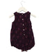 A Red Sleeveless Bodysuits from Sergent Major in size 6-12M for girl. (Back View)
