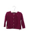 A Red Cardigans from Sergent Major in size 6-12M for girl. (Front View)
