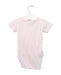 A Pink Short Sleeve Bodysuits from DPAM in size 3-6M for girl. (Back View)