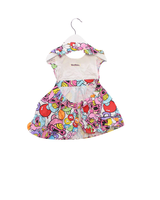 A Pink Sleeveless Dresses from Hysteric Mini in size 12-18M for girl. (Back View)