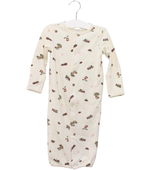 A Ivory Long Sleeve Jumpsuits from Ralph Lauren in size 3-6M for boy. (Front View)