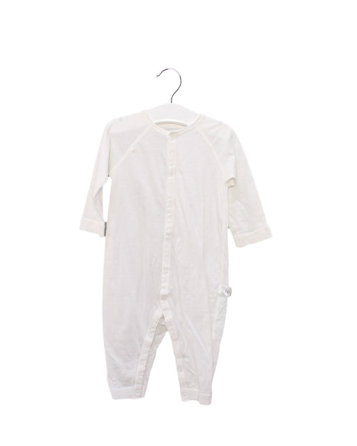A White Long Sleeve Jumpsuits from Mides in size 6-12M for girl. (Front View)