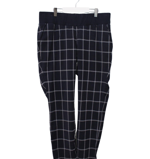 A Navy Casual Pants from Isabella Oliver in size S for maternity. (Front View)