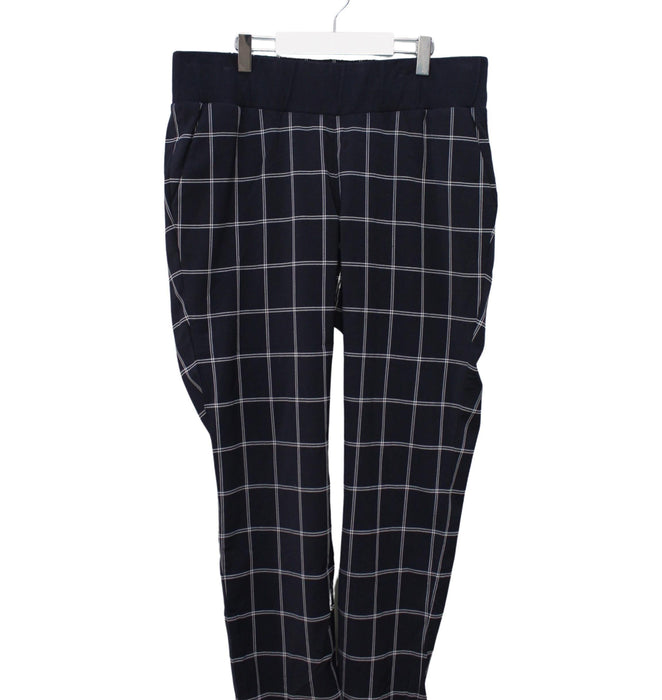 A Navy Casual Pants from Isabella Oliver in size S for maternity. (Front View)