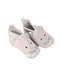 A Grey Booties from Jojo Maman Bébé in size 0-3M for girl. (Front View)