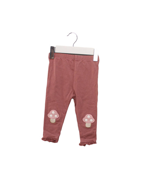 A Pink Leggings from Purebaby in size 3-6M for girl. (Front View)