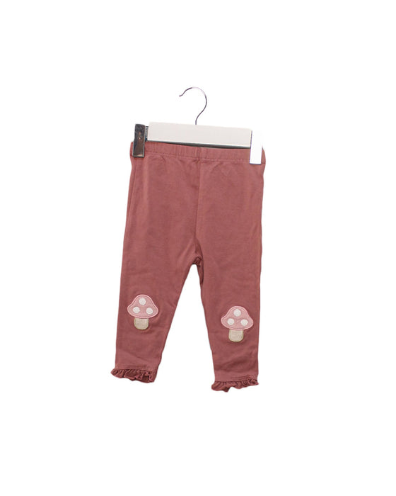 A Pink Leggings from Purebaby in size 3-6M for girl. (Front View)