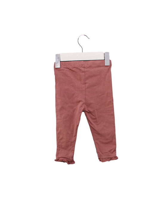 A Pink Leggings from Purebaby in size 3-6M for girl. (Back View)