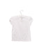 A White Short Sleeve Tops from Janie & Jack in size 2T for girl. (Back View)