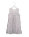 A Grey Sleeveless Dresses from Cyrillus in size 7Y for girl. (Front View)