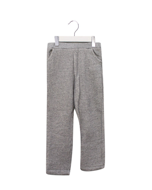 A Grey Sweatpants from Bonpoint in size 4T for girl. (Front View)