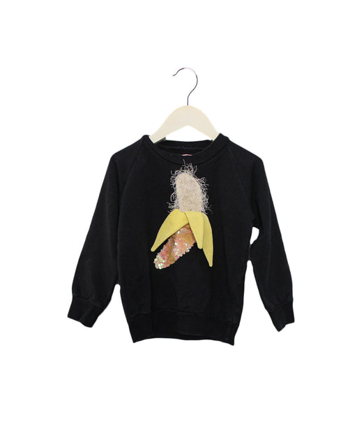 A Black Crewneck Sweatshirts from Bang Bang Copenhagen in size 3T for girl. (Front View)