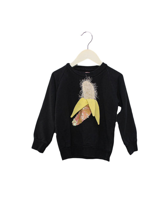 A Black Crewneck Sweatshirts from Bang Bang Copenhagen in size 3T for girl. (Front View)