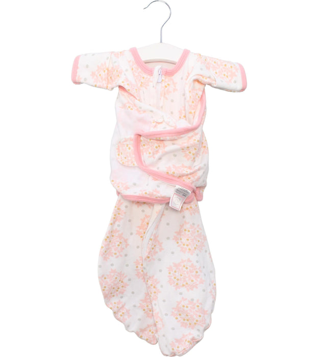 A Pink Sleepsacs from Swaddle Designs in size 0-3M for girl. (Front View)
