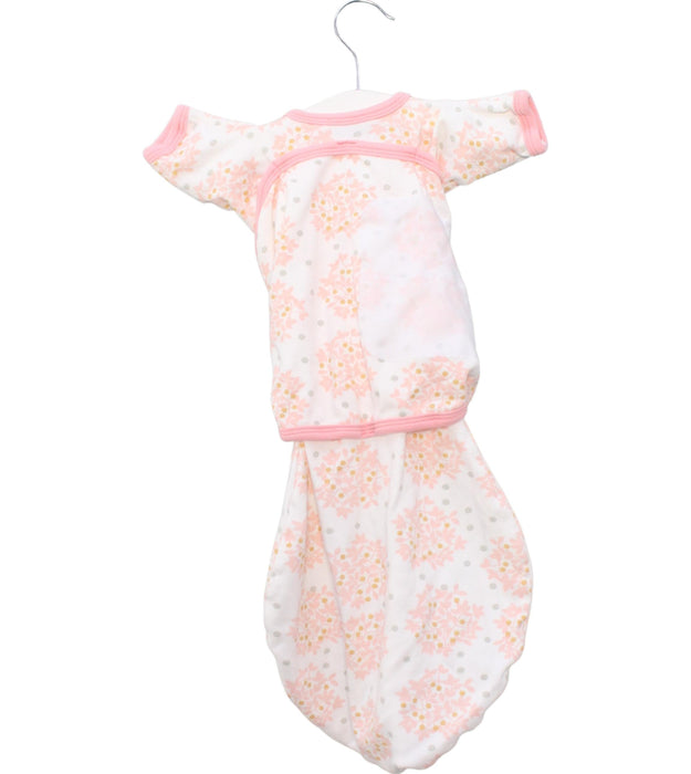 A Pink Sleepsacs from Swaddle Designs in size 0-3M for girl. (Back View)