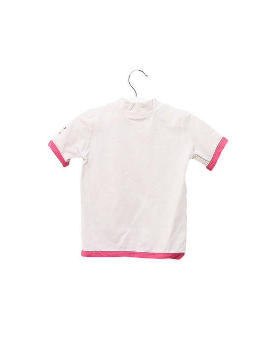 A Ivory Rash Guards from Roxy in size 0-3M for girl. (Back View)