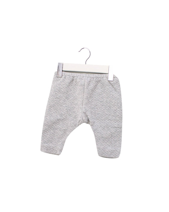 A Grey Sweatpants from Jacadi in size 3-6M for girl. (Front View)