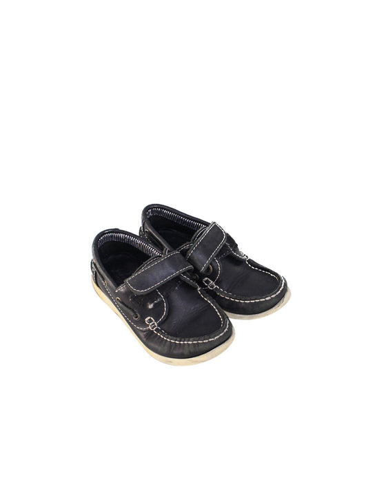 A Navy Sneakers from Jacadi in size 5T for boy. (Front View)
