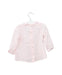 A Pink Long Sleeve Tops from Tartine et Chocolat in size 3-6M for girl. (Back View)