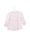 A Pink Long Sleeve Tops from Tartine et Chocolat in size 3-6M for girl. (Back View)